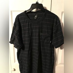 van’s stripped black shirt